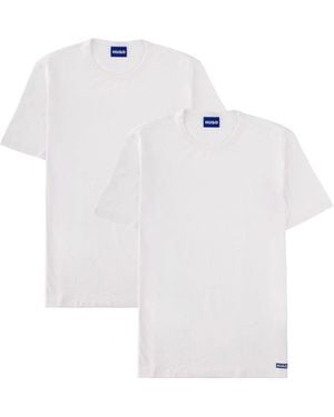 HUGO Set Da Due T Shirt Con Logo - White