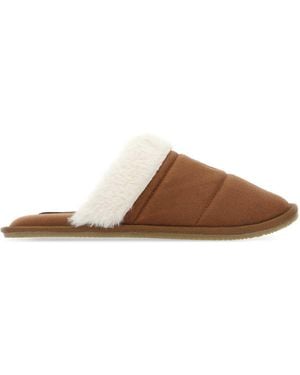 Polo Ralph Lauren Fabric Kelcie Slippers - Brown
