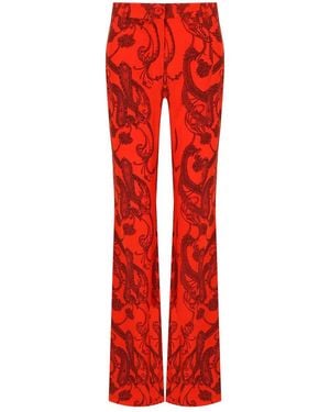 Essentiel Antwerp Jodie Flare Trousers - Red