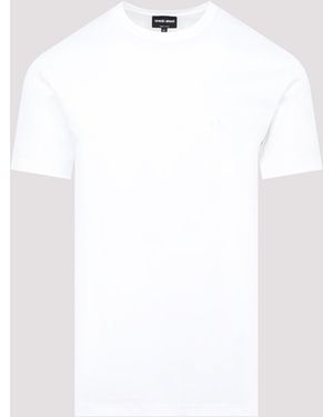 Giorgio Armani Katoenen T-shirt - Wit