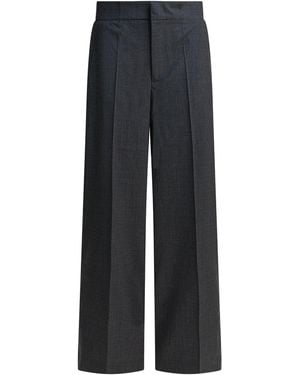 Sa Su Phi Virgin Wool Blend Trousers - Blue