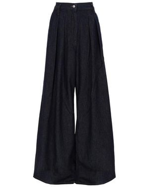 Dries Van Noten Pants Pamplona - Blue