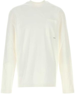 Jil Sander Cotton T Shirt - White