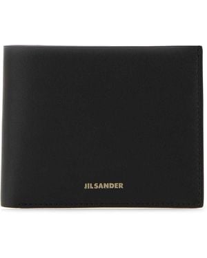 Jil Sander Leather Wallet - Black
