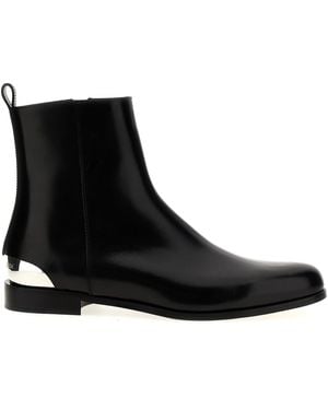 McQueen Stivaletti Chelsea in pelle - Nero