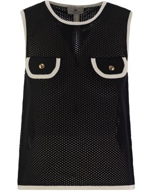 Elisabetta Franchi Top - Nero