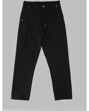 Rick Owens 100% Cotton Jeans - Black