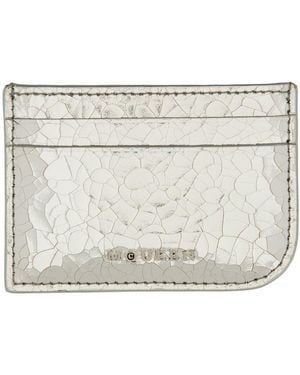 McQueen Leather Card Holder - Metallic