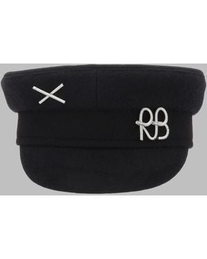 Ruslan Baginskiy Hat Baker Boy Wool - Black