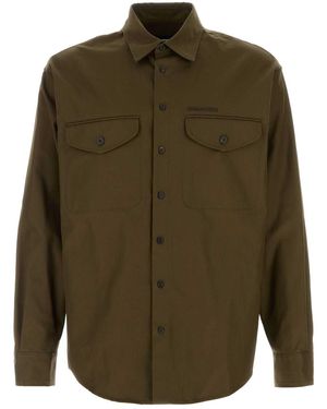 DSquared² Army Cotton Shirt - Green