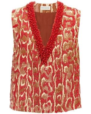 Dries Van Noten College Camicie Rosso-Donna