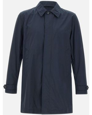 Woolrich Blue Urban Touch Overjas - Blauw