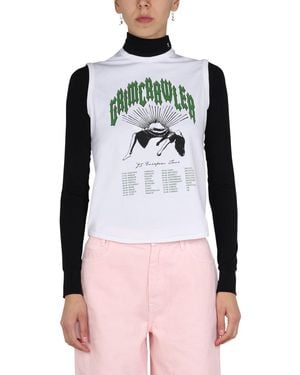 Raf Simons Layered Roll-Neck Top - Pink