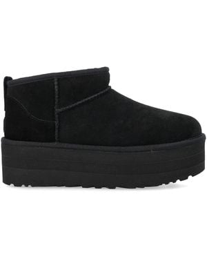 UGG Flache Schuhe Schwarz