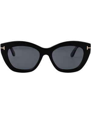 Tom Ford Butterfly Sunglasses Ft1285 01 D - Black