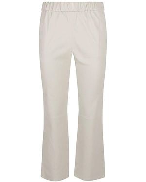 Enes Lederen Broek - Wit