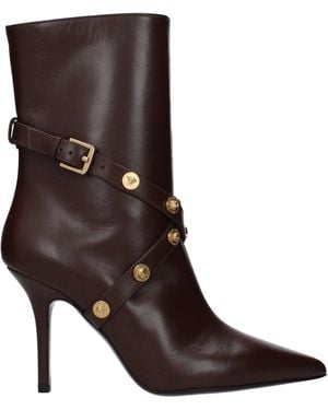 Versace Boots/Chocolate Leather - Brown