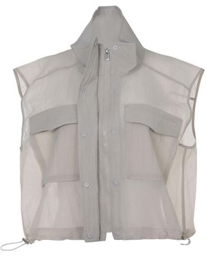 Pinko "Accordion" Vest - Grey
