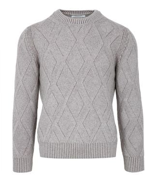 Gran Sasso Pullover tauchte grau