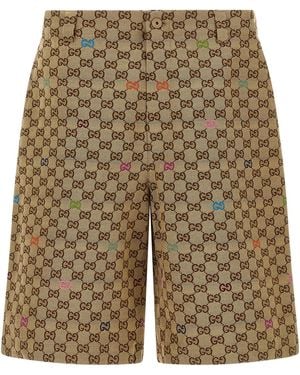 Gucci Mehrfarbige Fil Coupé Bermuda-Shorts