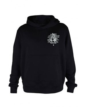 Amiri Hooded Sweatshirt With Graphic Details - Blau