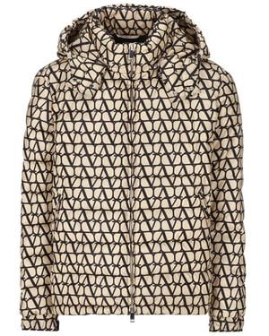 Valentino Toile Iconographe Daunenjacke - Natur