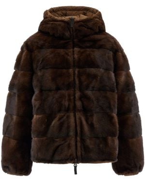Army by Yves Salomon Reversible Fur - Black