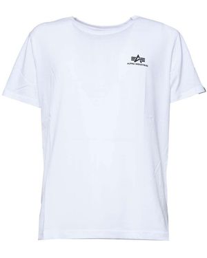 Alpha Industries T-shirts En Polo's - Wit