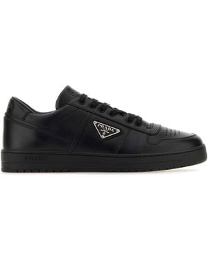 Prada Sneakers Verfraaid Met Kristallen - Zwart