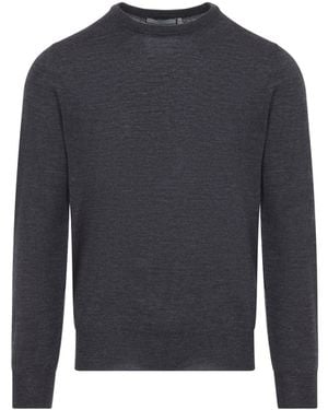 Canali Virgin Wool Sweater - Blau