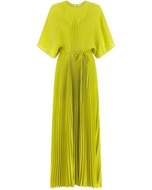 Twinset Pleated Dress - Yellow