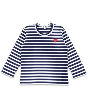 COMME DES GARÇONS PLAY T Shirts And Polos - Blue