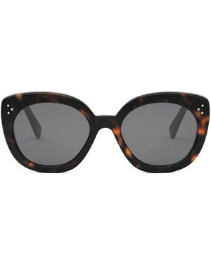 Celine Sonnenbrille Cl40295 I 52 A Havanna/Grau Damen