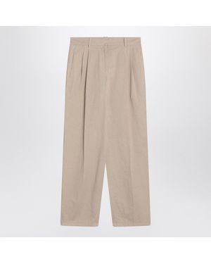 The Row Lilas Light Khaki And Trousers - Natural