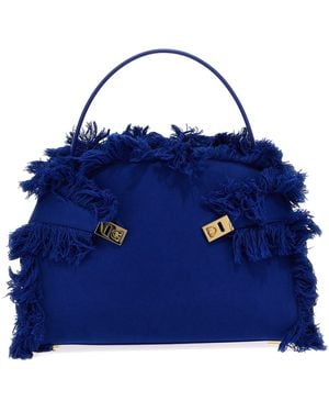 Ferragamo Umhängetasche "Hug Soft (L)" - Blau