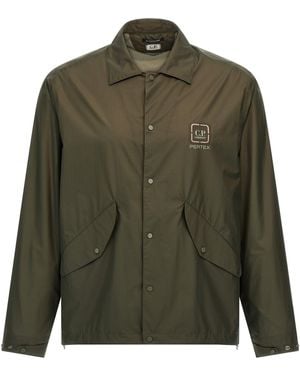 C.P. Company 'The Metropolis Series' Overshirt - Grün