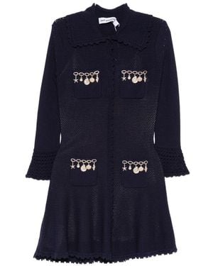 Self-Portrait Short Dress - Blue