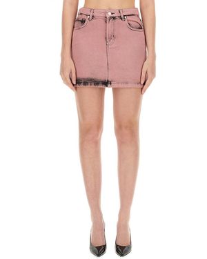 Moschino Solid Mini Skirt - Pink
