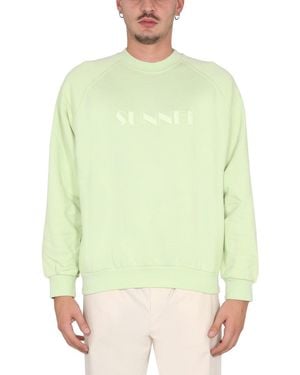 Sunnei Crewneck Sweatshirt - Green