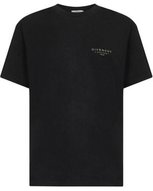 Givenchy Classic T-Shirt With Subtle Logo Print - Schwarz