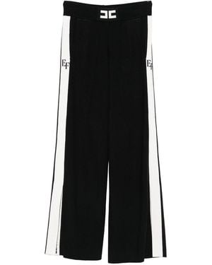 Elisabetta Franchi Tricot Pants - Black