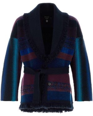 GIORGIO ARMANI X ALANUI Cardigan - Blue