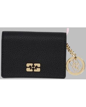 Ganni Eco-Friendly Mini Wallet - Black