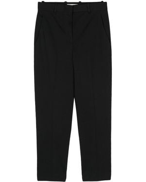 Circolo 1901 Textured Tapered Pants - Black