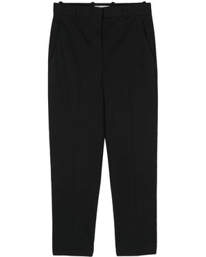 Circolo 1901 Textured Tapered Pants - Black