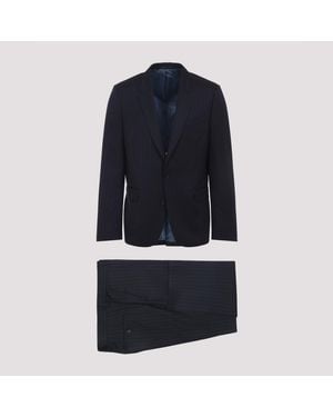 Paul Smith Single Breasted Suits - Blue