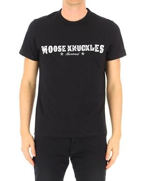 Moose Knuckles Camiseta Negra - Negro