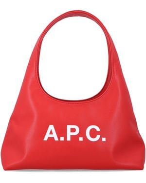 A.P.C. Bags - Red