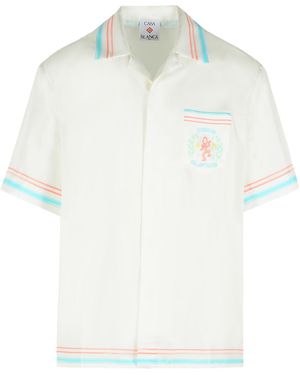 CASABLANCA Silk Shirt - White