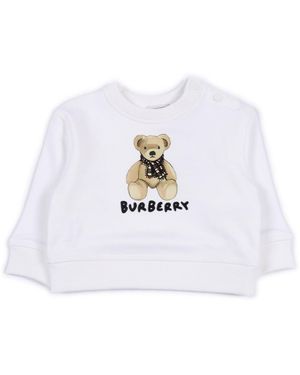 Burberry Inf Mädchenpullover - Weiß
